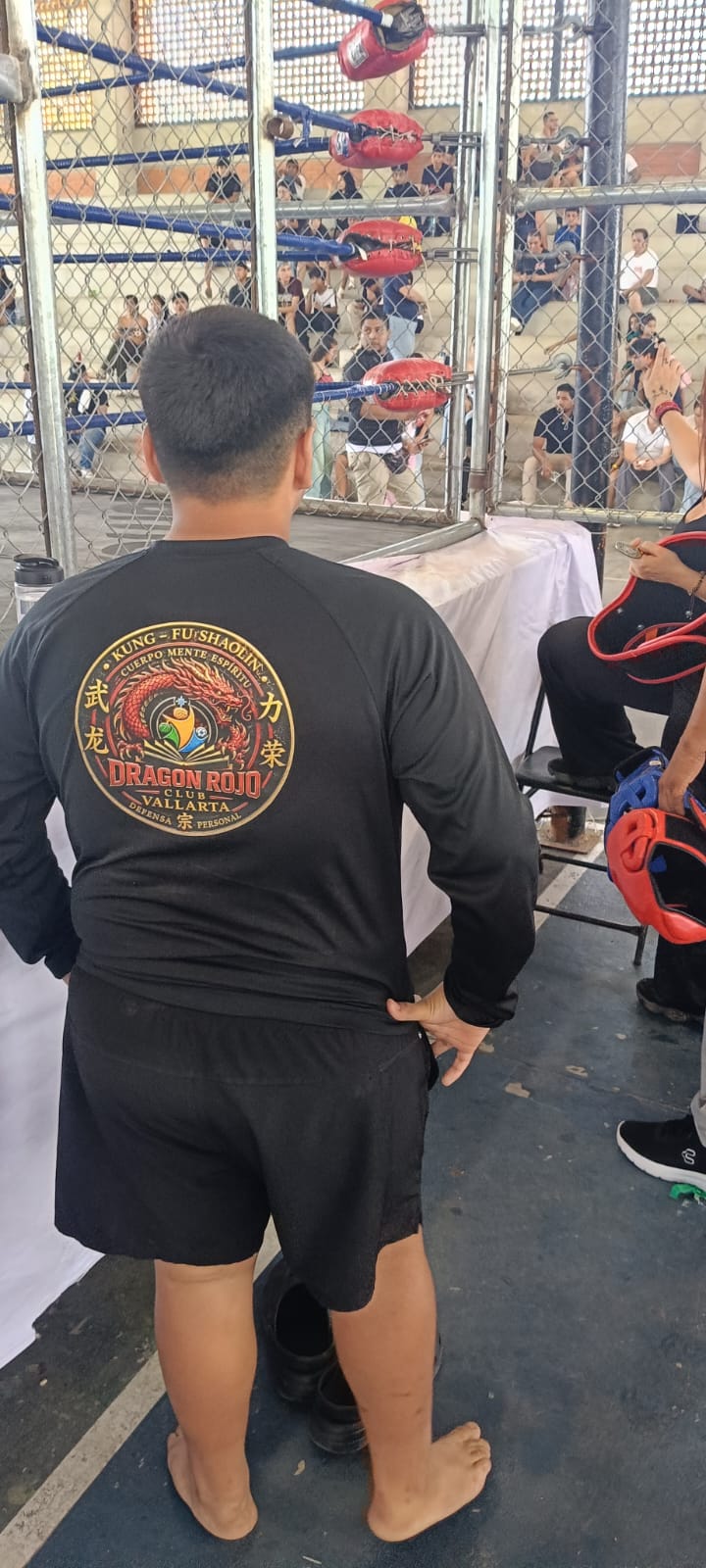 Martial arts participant at an event